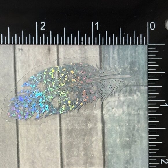 ๐10/$10๐ Silver Translucent Holographic Waterproof Vinyl Sticker Decal - Picture 1 of 1